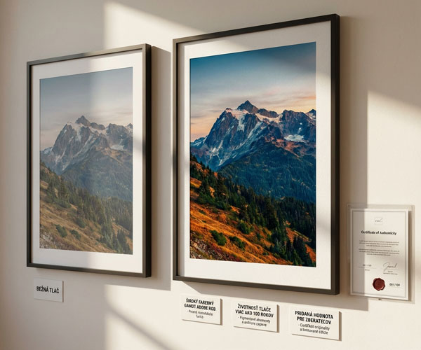 Fine art vs regular print comparison