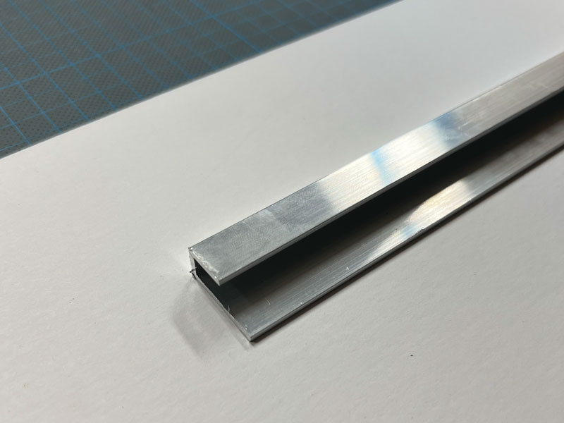 Foamboard mounting detail